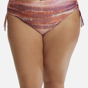 Tie-Dye Swim Foldover Bikini Bottom